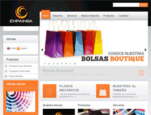 Tablet Screenshot of empainsa.com